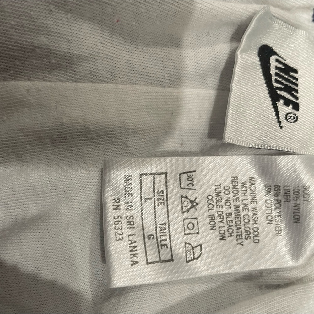 VINTAGE NIKE UNISEX NAVY LINED TRACK WIND BREAKER PANTS LARGE - Picture 5 of 8